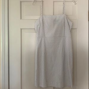 Forever 21 black and white polkadot mini dress